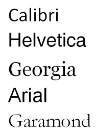 calibri font review