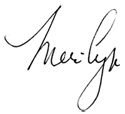 Merilyn's signature